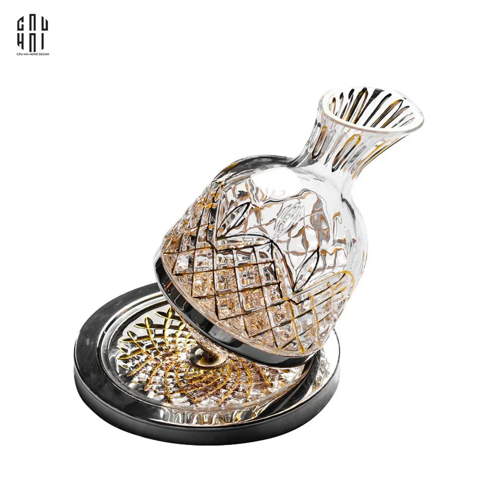 Bình Thở Vang Pha Lê Elysee Cristalleries Decanter 1500ml-BÌNH RƯỢU-CẬU HAI HOME DECOR