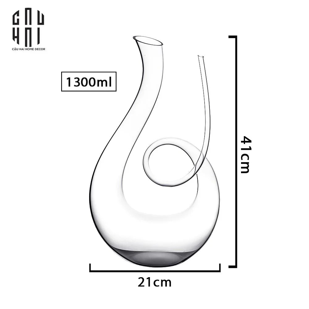 Bìnhthở Rượu - Decanter Spiral 1300Ml Steamware-BÌNH RƯỢU-CẬU HAI HOME DECOR