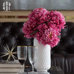 Cành Cúc Thiên Hương Mẫu Đơn - Special Version-Hoa Lụa-CẬU HAI HOME DECOR