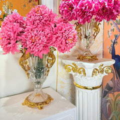 Cành Cúc Thiên Hương Mẫu Đơn - Special Version-Hoa Lụa-CẬU HAI HOME DECOR