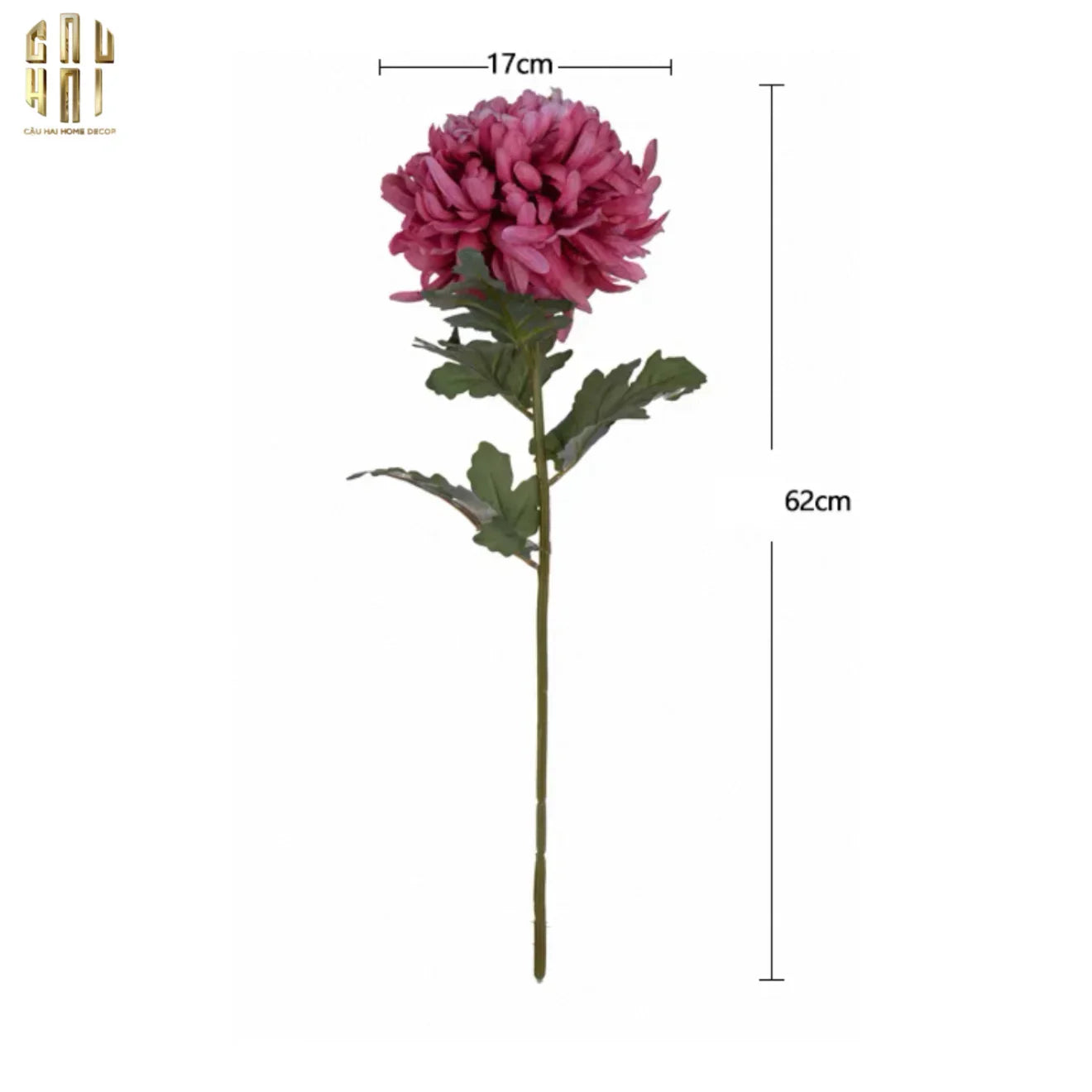 Cành Cúc Thiên Hương Mẫu Đơn - Special Version-Hoa Lụa-CẬU HAI HOME DECOR