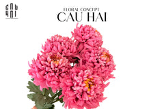 Cành Cúc Thiên Hương Mẫu Đơn - Special Version-Hoa Lụa-CẬU HAI HOME DECOR