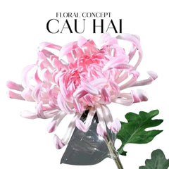 Cành Hoa Cúc Đại Đoá Vienna - Red / Yellow / Pink-Hoa Lụa-CẬU HAI HOME DECOR