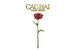 Cành Hoa Pha Lê Rose Éternelle – Crimson-Cành hoa trang trí-CẬU HAI HOME DECOR