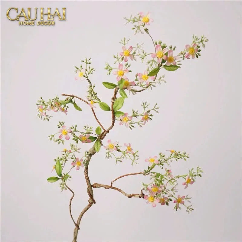Cành Hoa Táo-Hoa Lụa-CẬU HAI HOME DECOR