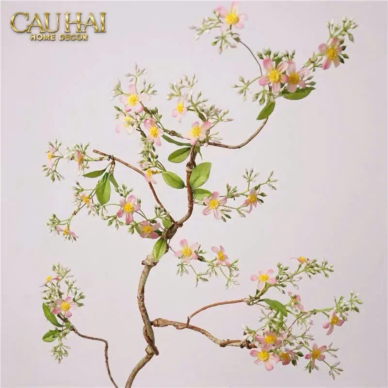 Cành Hoa Táo-Hoa Lụa-CẬU HAI HOME DECOR