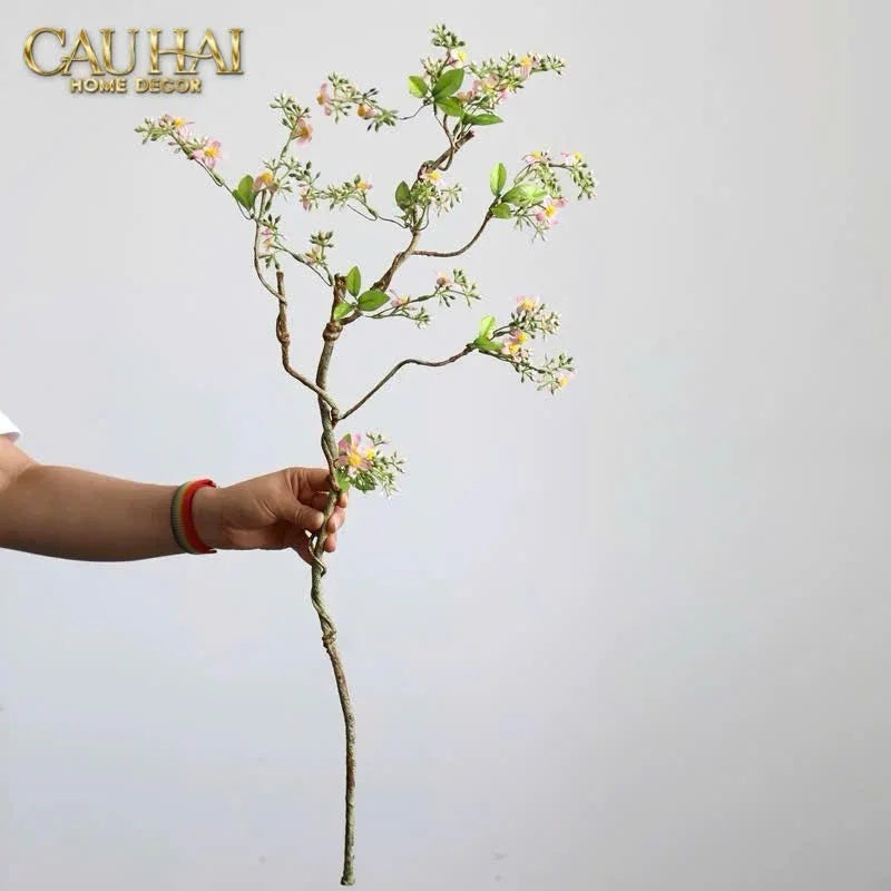 Cành Hoa Táo-Hoa Lụa-CẬU HAI HOME DECOR