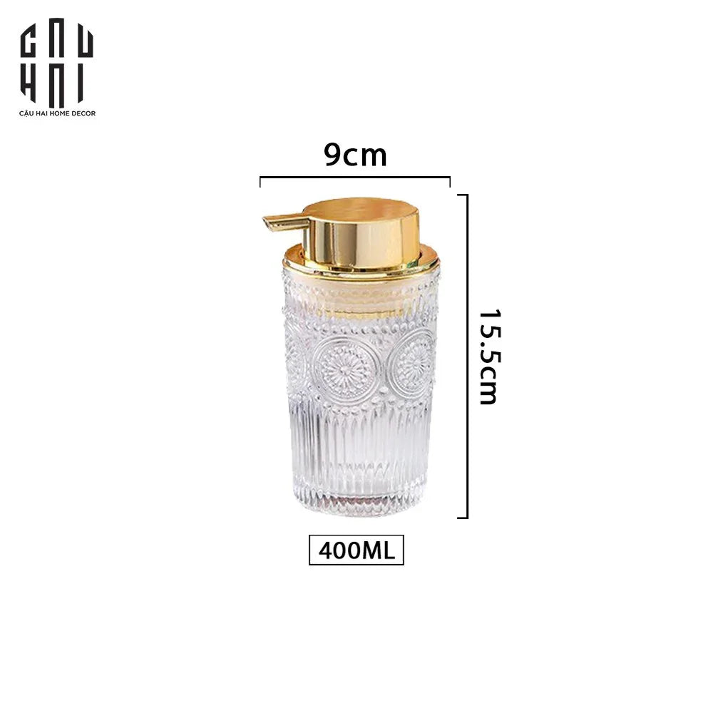 Chai Kit Golden Boheme - Ss22 9x15.5-PHỤ KIỆN NHÀ TẮM-CẬU HAI HOME DECOR