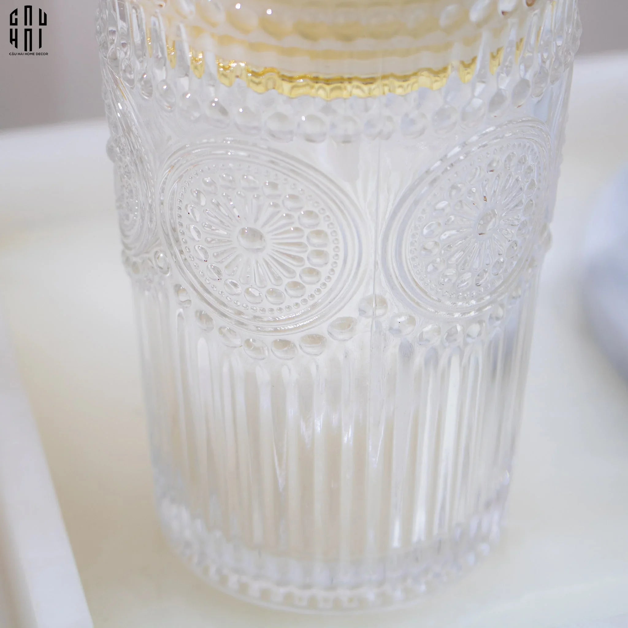 Chai Kit Golden Boheme - Ss22 9x15.5-PHỤ KIỆN NHÀ TẮM-CẬU HAI HOME DECOR
