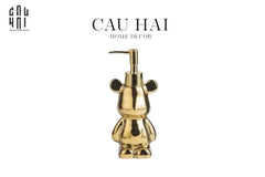 Chai Kit Nhà Tắm Boss Bear Jr Gold 8x8x18-Set nhà tắm bathroom vanities-CẬU HAI HOME DECOR