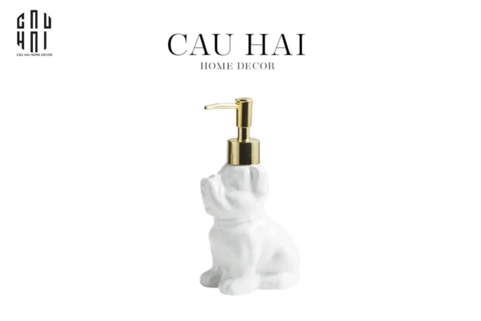 Chai Kit Nhà Tắm Puggy White 8x8x18-Set nhà tắm bathroom vanities-CẬU HAI HOME DECOR