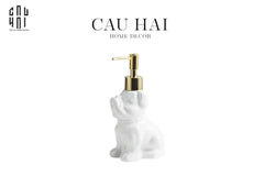 Chai Kit Nhà Tắm Puggy White 8x8x18-Set nhà tắm bathroom vanities-CẬU HAI HOME DECOR