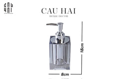 Chai Kit Pha Lê Bathroom Vanities Cristalleries Facetté – Smoky 8x18 160ML-Set nhà tắm bathroom vanities-CẬU HAI HOME DECOR