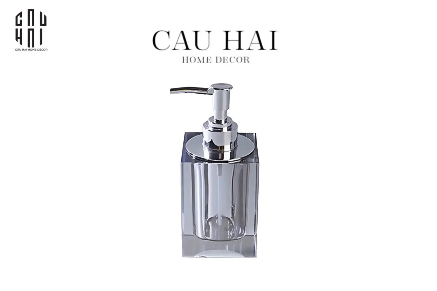 Chai Kit Pha Lê Bathroom Vanities Cristalleries Facetté – Smoky 8x18 160ML-Set nhà tắm bathroom vanities-CẬU HAI HOME DECOR