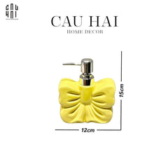 Chai Kit Yellow Bow 12x15-PHỤ KIỆN NHÀ TẮM-CẬU HAI HOME DECOR