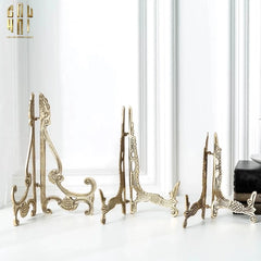 Chân Đỡ Đĩa Đồng Trưng Bày - Plate Stand Cosmo 23x23-SET CHÉN DĨA-CẬU HAI HOME DECOR