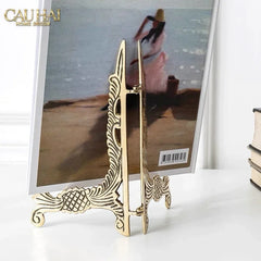 Chân Đỡ Đĩa Đồng Trưng Bày - Plate Stand Cosmo 23x23-SET CHÉN DĨA-CẬU HAI HOME DECOR