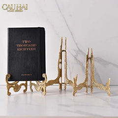 Chân Đỡ Đĩa Đồng Trưng Bày - Plate Stand Cosmo 23x23-SET CHÉN DĨA-CẬU HAI HOME DECOR