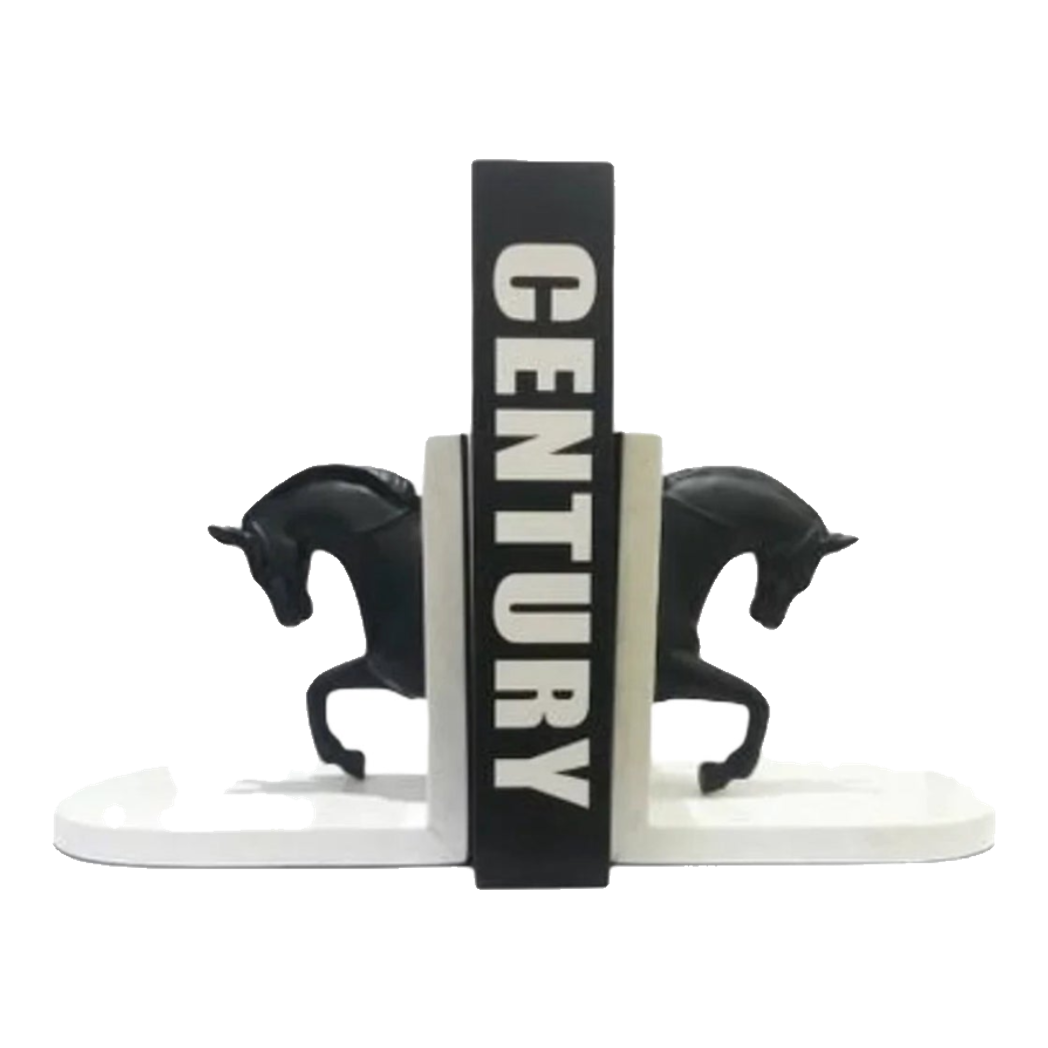 Maison Couture - Set Tượng Chặn Sách Troy Marble Stone Bookend 14x15
