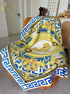 Chăn Sofa Cao Cấp Gold Line Barocco Velvet Blanket 150x150-CHĂN SOFA-CẬU HAI HOME DECOR