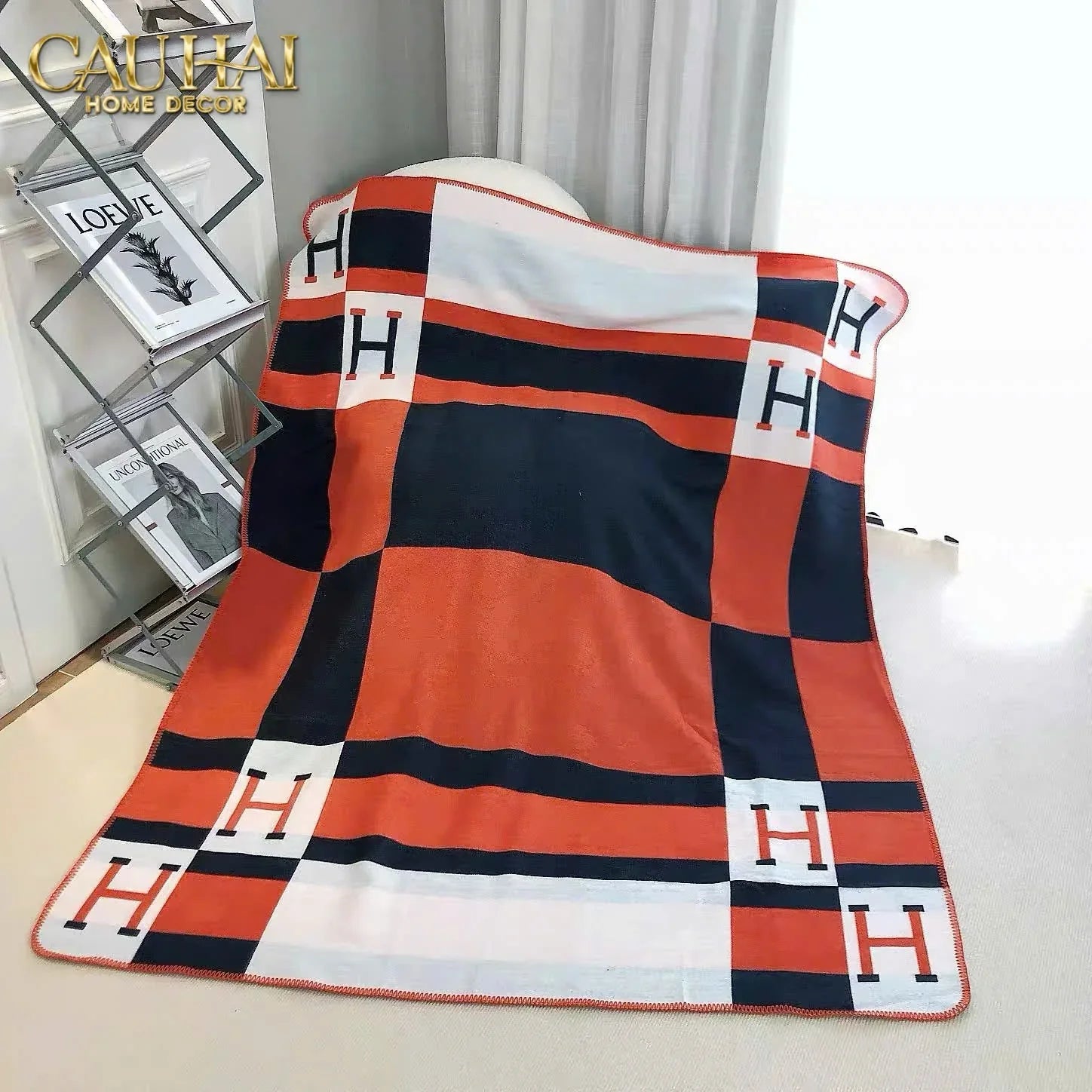 Chăn Sofa Noir-O Helios Velvet Blanket-CHĂN SOFA-CẬU HAI HOME DECOR