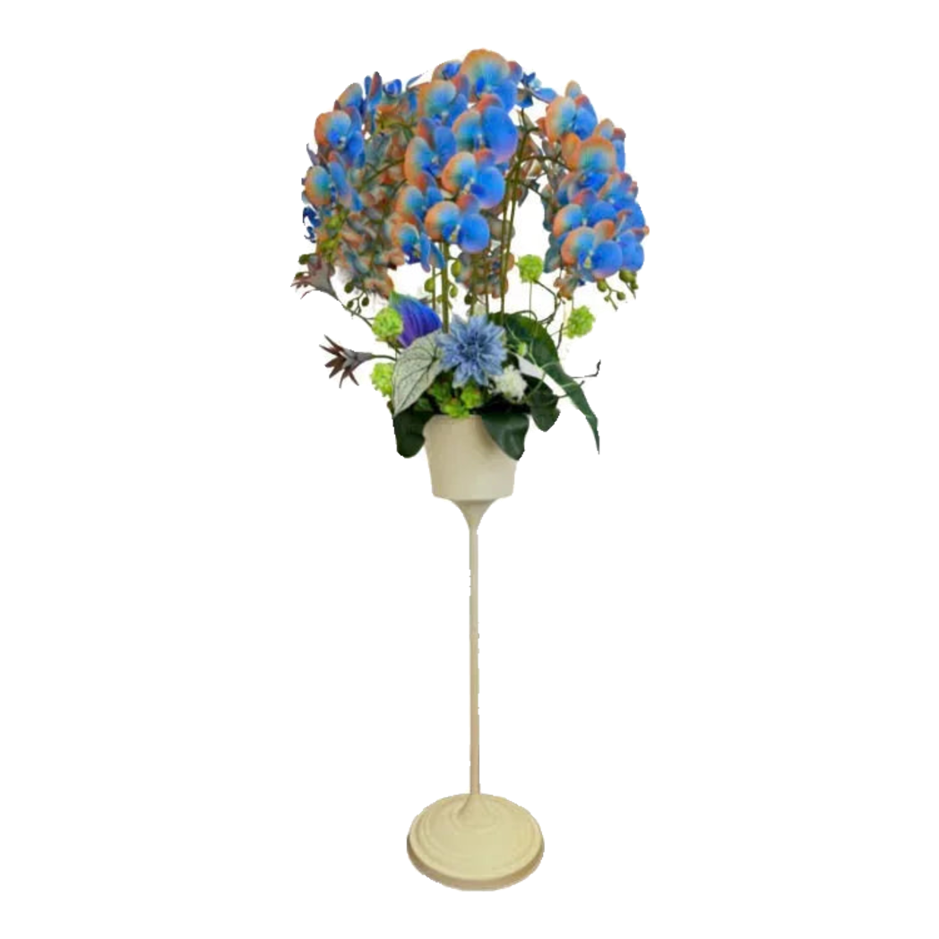 Chậu Hoa Lan Orchid - Sapphire Bloom-BÌNH HOA-Đối tác tại Trung Quốc theo từng đơn đặt hàng-CẬU HAI HOME DECOR