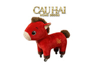 Cheval Enfant Couture – Ngựa Cưỡi Đồ Chơi Nhồi Bông Bọc Nhung Cao Cấp 58x68-ĐỒ CHƠI & THÚ BÔNG-CẬU HAI HOME DECOR