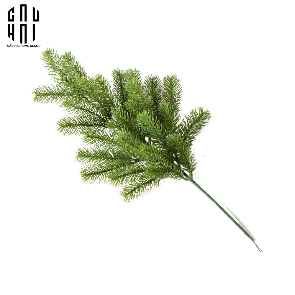 Christmas Pine Branch Green-Hoa Lụa-CẬU HAI HOME DECOR
