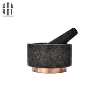 Cối Đá Black Marble Stone Ss25 14x8-PHỤ KIỆN BẾP-CẬU HAI HOME DECOR