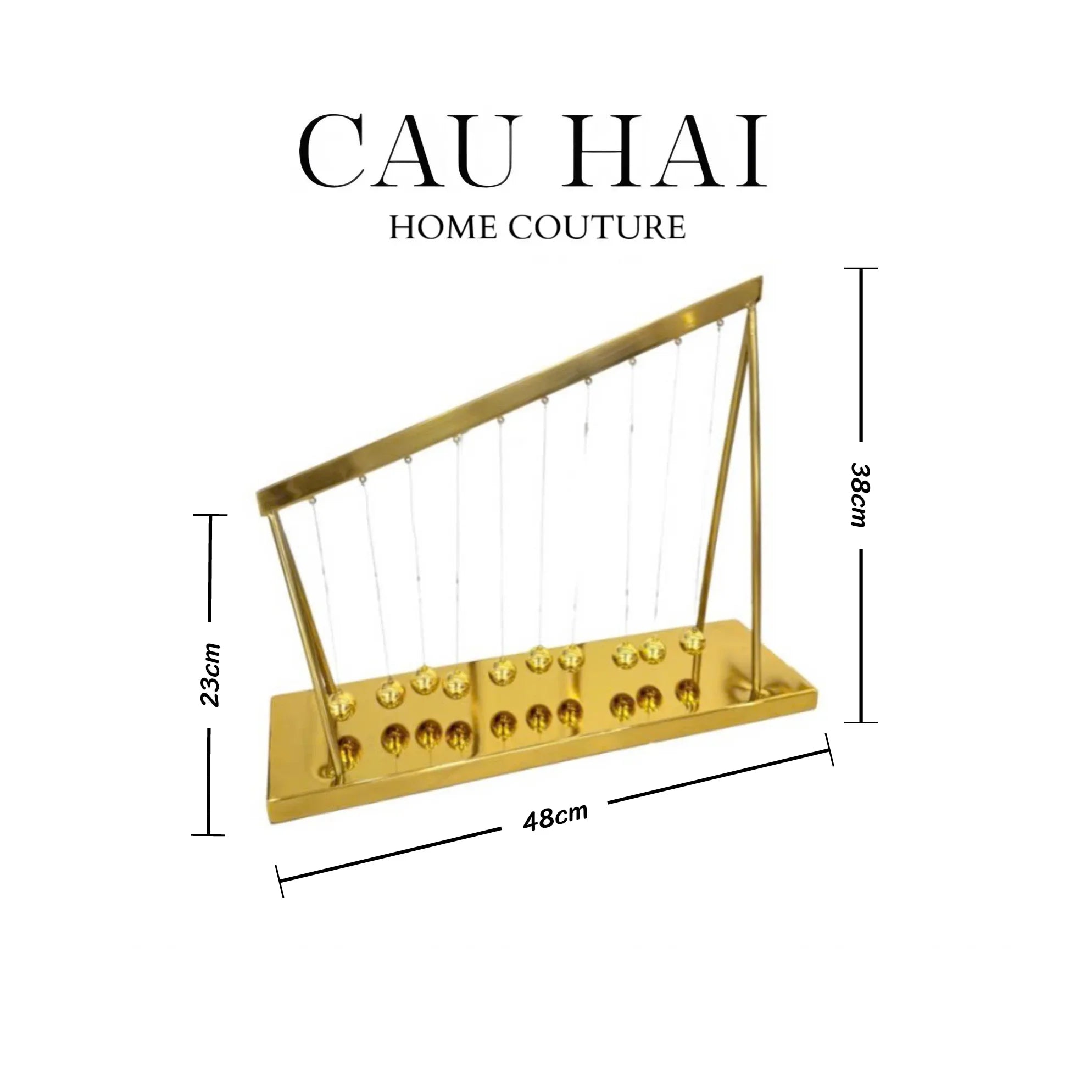 Con Lắc Vô Cực Lumière Pendulum 48x23x38-TƯỢNG TRANG TRÍ-CẬU HAI HOME DECOR