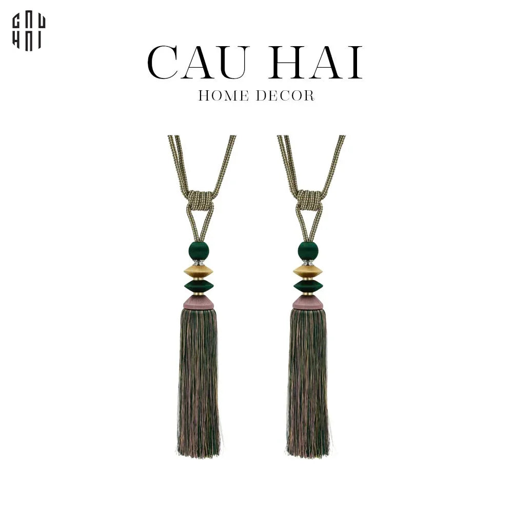 Cột Màn Athens Tassel Curtain Tieback 2Pcs 8x85-RÈM & MÀN CHE-CẬU HAI HOME DECOR
