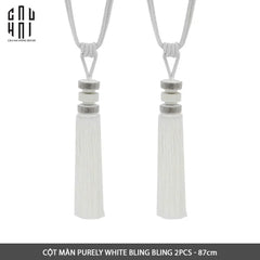 Cột Màn Đôi Blanc Bling Bling Tassel Curtain Tieback - 85Cm-RÈM & MÀN CHE-CẬU HAI HOME DECOR
