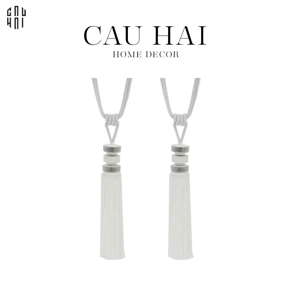 Cột Màn Đôi Blanc Bling Bling Tassel Curtain Tieback - 85Cm-RÈM & MÀN CHE-CẬU HAI HOME DECOR