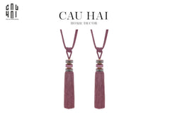 Cột Màn Đôi Fuchsia Bling Bling Tassel Curtain Tieback- 85Cm-RÈM & MÀN CHE-CẬU HAI HOME DECOR