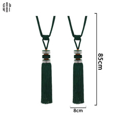 Cột Màn Emerald Bling Bling Tassel Curtain Tieback 2Pcs 8x85-RÈM & MÀN CHE-CẬU HAI HOME DECOR