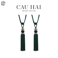 Cột Màn Emerald Bling Bling Tassel Curtain Tieback 2Pcs 8x85-RÈM & MÀN CHE-CẬU HAI HOME DECOR