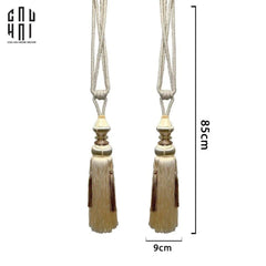 Cột Màn Erie Tassel Curtain Tieback 2Pcs 9x85-RÈM & MÀN CHE-CẬU HAI HOME DECOR