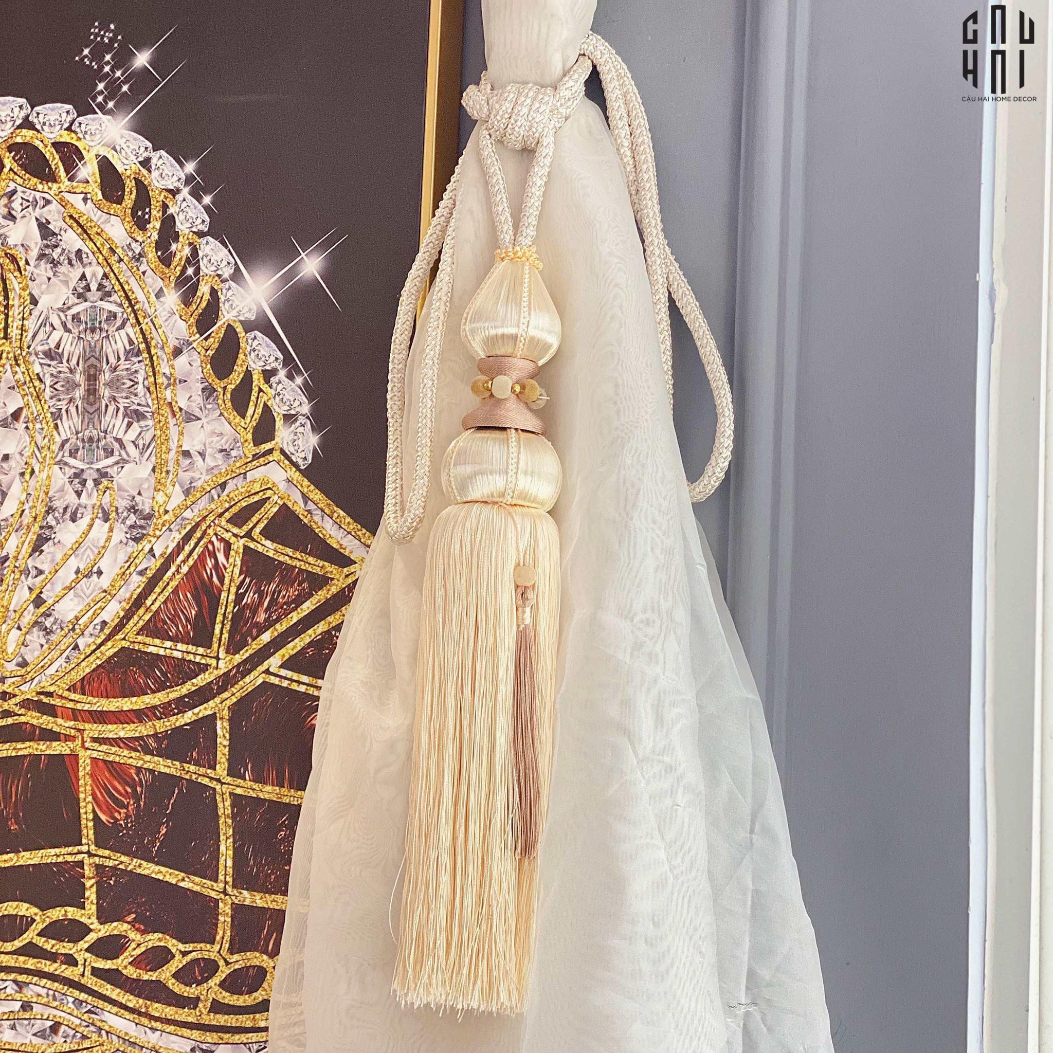 Cột Màn Erie Tassel Curtain Tieback 2Pcs 9x85-RÈM & MÀN CHE-CẬU HAI HOME DECOR
