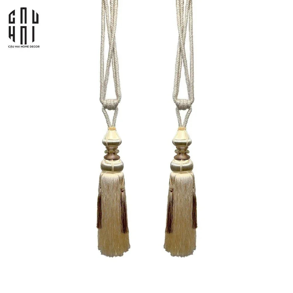 Cột Màn Erie Tassel Curtain Tieback 2Pcs 9x85-RÈM & MÀN CHE-CẬU HAI HOME DECOR