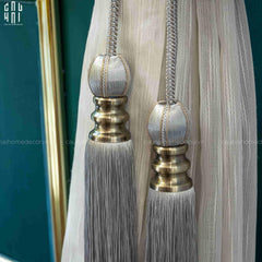 Cột Màn Platinum Tassel Curtain Tieback 2Pcs 75cm-RÈM & MÀN CHE-CẬU HAI HOME DECOR