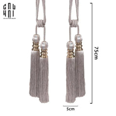 Cột Màn Platinum Tassel Curtain Tieback 2Pcs 75cm-RÈM & MÀN CHE-CẬU HAI HOME DECOR