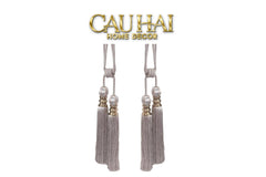Cột Màn Platinum Tassel Curtain Tieback 2Pcs 75cm-RÈM & MÀN CHE-CẬU HAI HOME DECOR