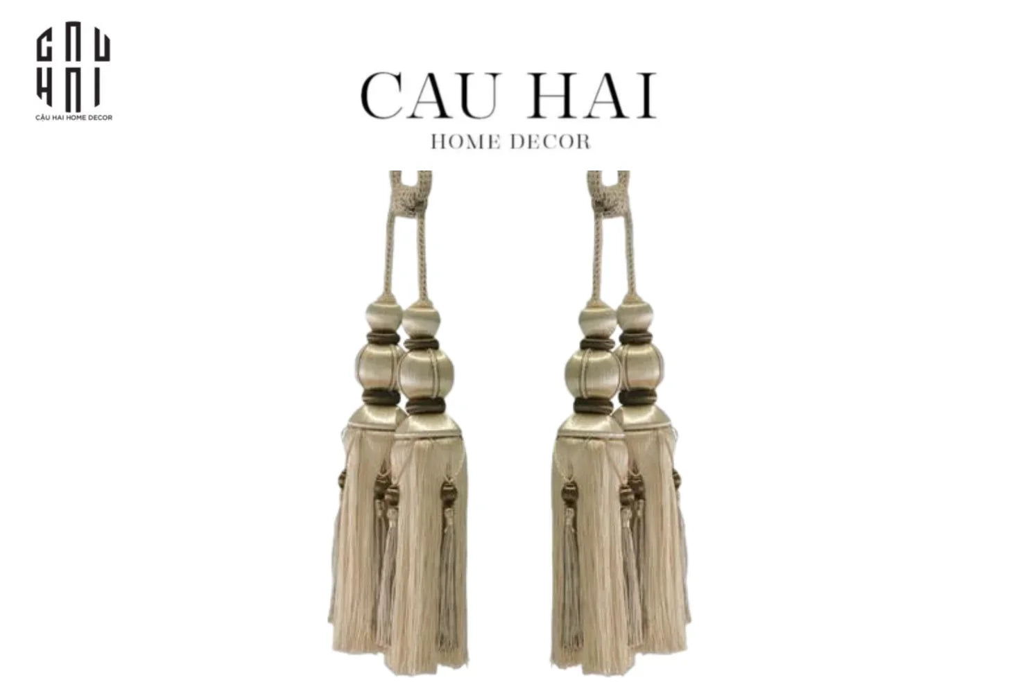 Cột Màn Rita Tassel Curtain Tieback 2Pcs 2Pcs-RÈM & MÀN CHE-CẬU HAI HOME DECOR