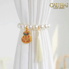 Curtain Holdbacks - Set 2 Cột Màn Ngọc Trai Perle de La Mer-RÈM & MÀN CHE-CẬU HAI HOME DECOR