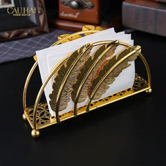 Đế Giấy Royale Persian Aurum Plumage Tissue Holder-HỘP KHĂN GIẤY-CẬU HAI HOME DECOR