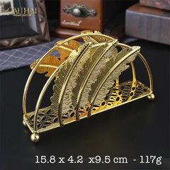 Đế Giấy Royale Persian Aurum Plumage Tissue Holder-HỘP KHĂN GIẤY-CẬU HAI HOME DECOR