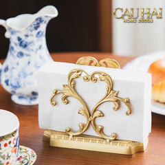 Đế Khăn Giấy Mạ Đồng Brasson Barocco Tissue Holder-HỘP KHĂN GIẤY-CẬU HAI HOME DECOR