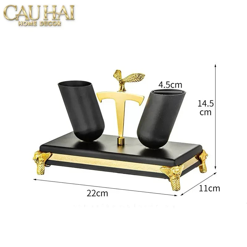 Đế Micro Faucon Impérial – Gilded-PHỤ KIỆN BÀN LÀM VIỆC-CẬU HAI HOME DECOR