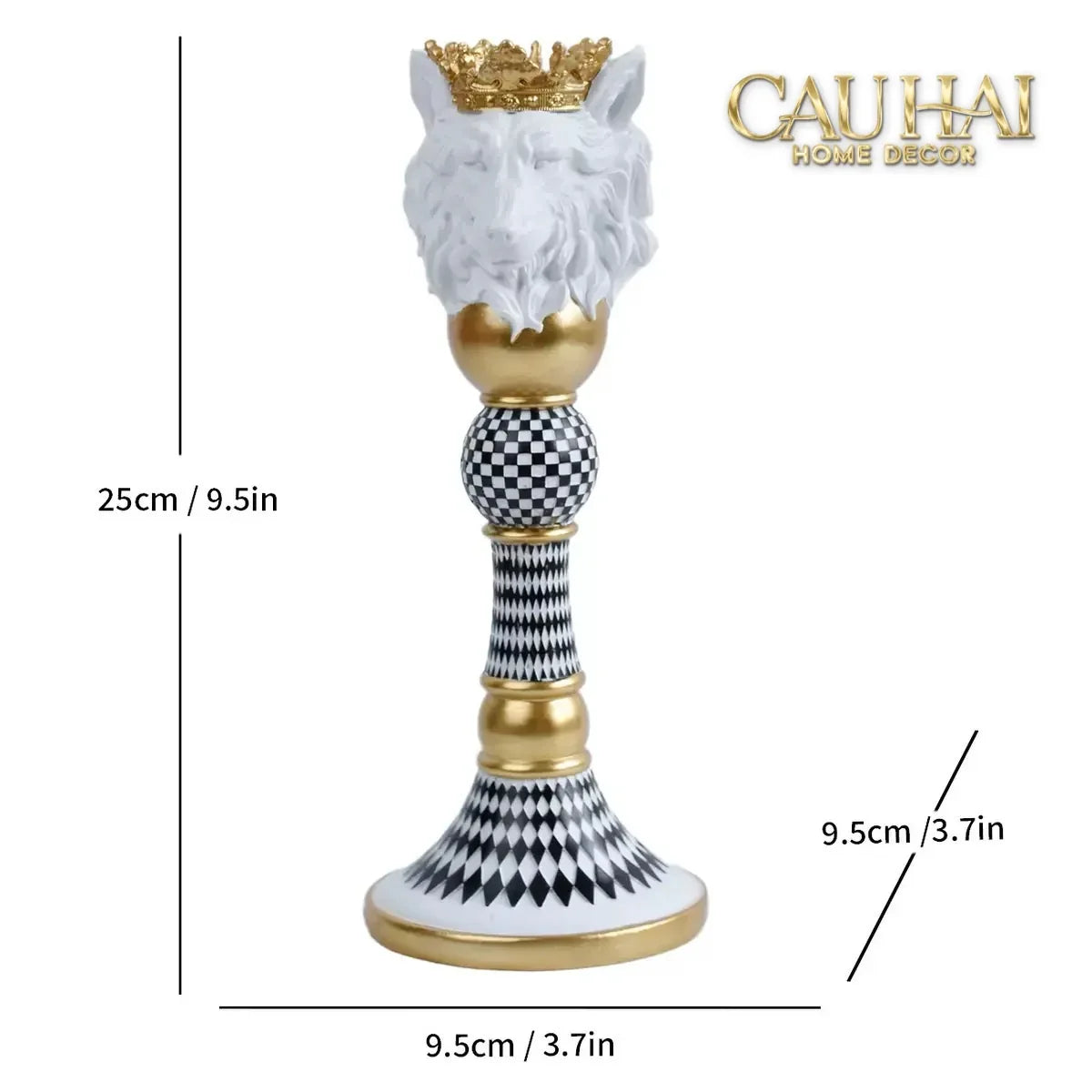 Đế Nến Animalier Réflexion Candle Holder-ĐÈN TRANG TRÍ-CẬU HAI HOME DECOR