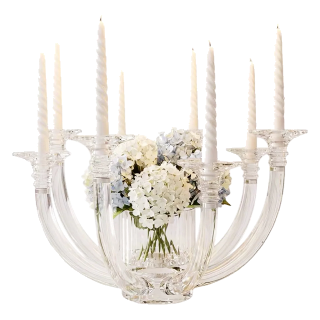 Đế Nến Bình Hoa Pha Lê Candélabre En Cristalleries H30-ĐẾ NẾN-CẬU HAI HOME DECOR-CẬU HAI HOME DECOR